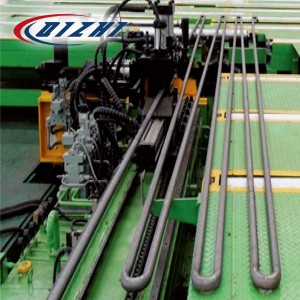 Automatic tube bending machine for serpentine coil
