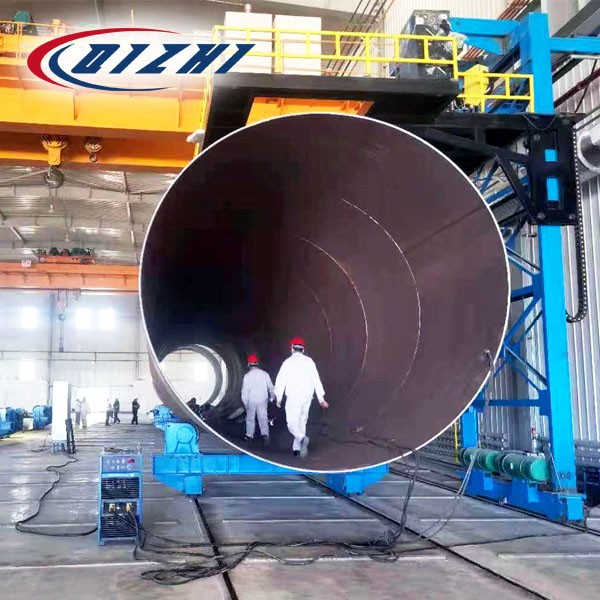 Automatic heavy duty column and boom welding machine