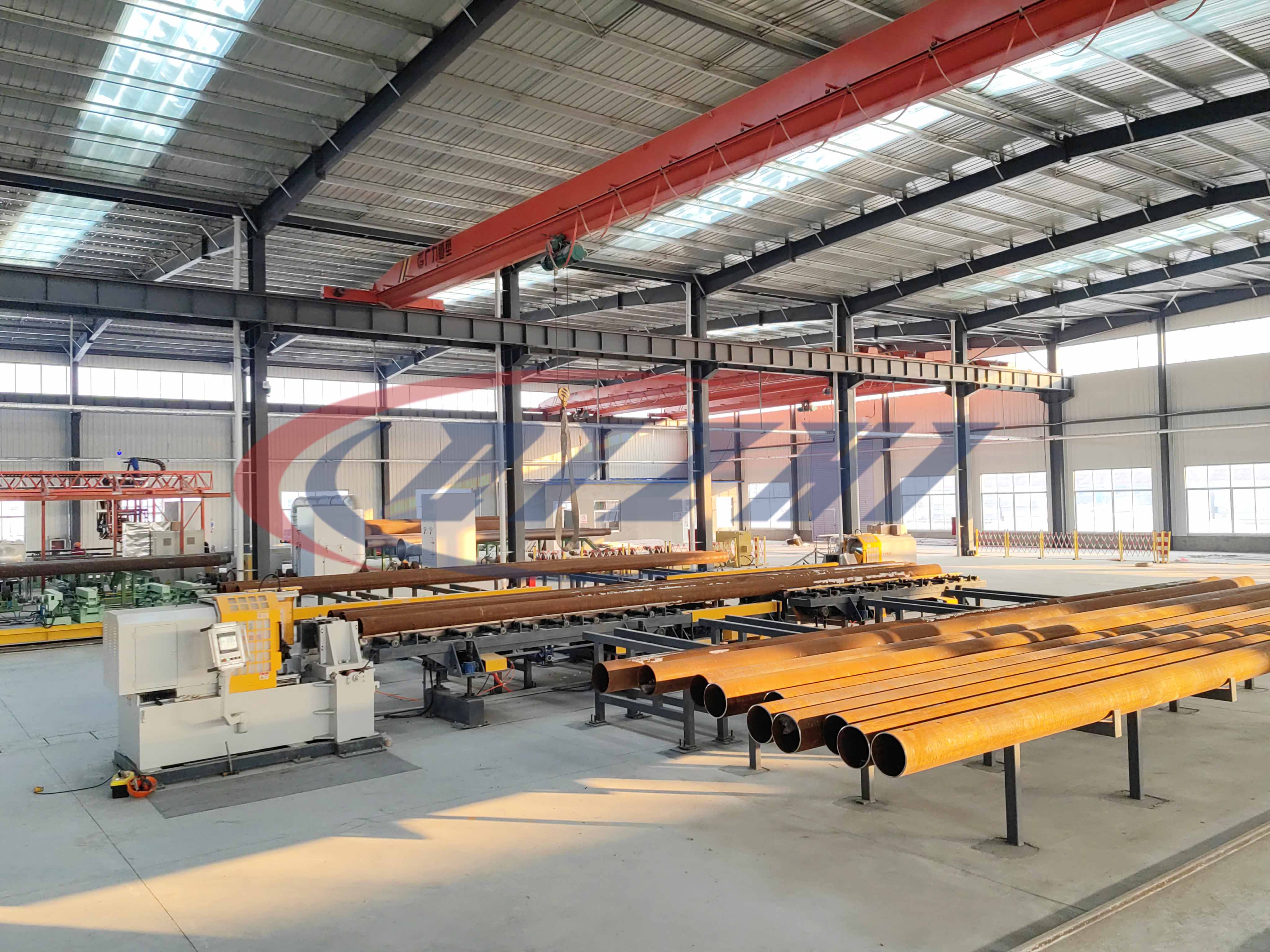 automatic pipe fabrication workshop